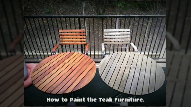 How to Paint Teak Wood