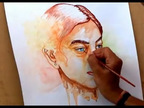 How to Paint Watercolor Portrait