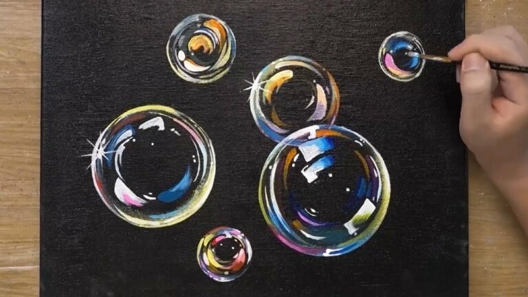 How to Paint Bubbles