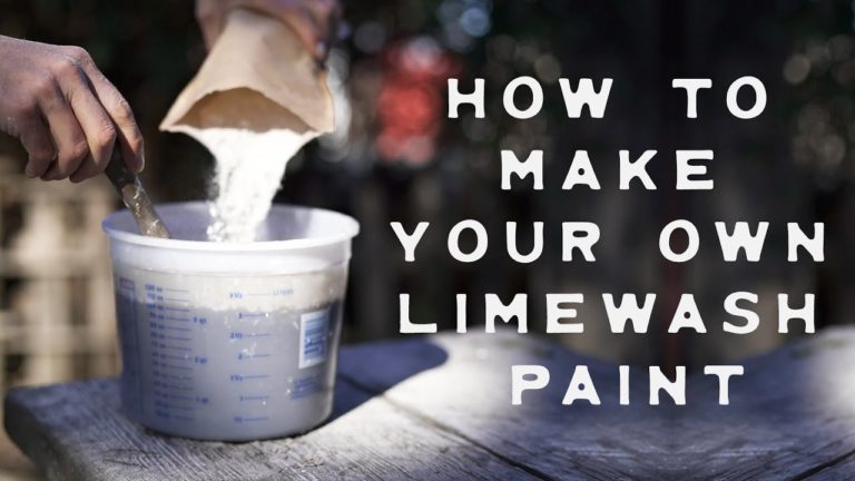 How to Make Lime Paint