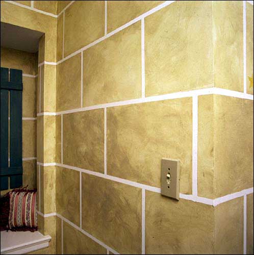 How to Paint a Stone Wall Effect