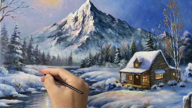 How to Paint a Winter Scene