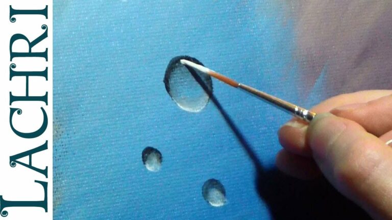 How to Paint Underwater Bubbles