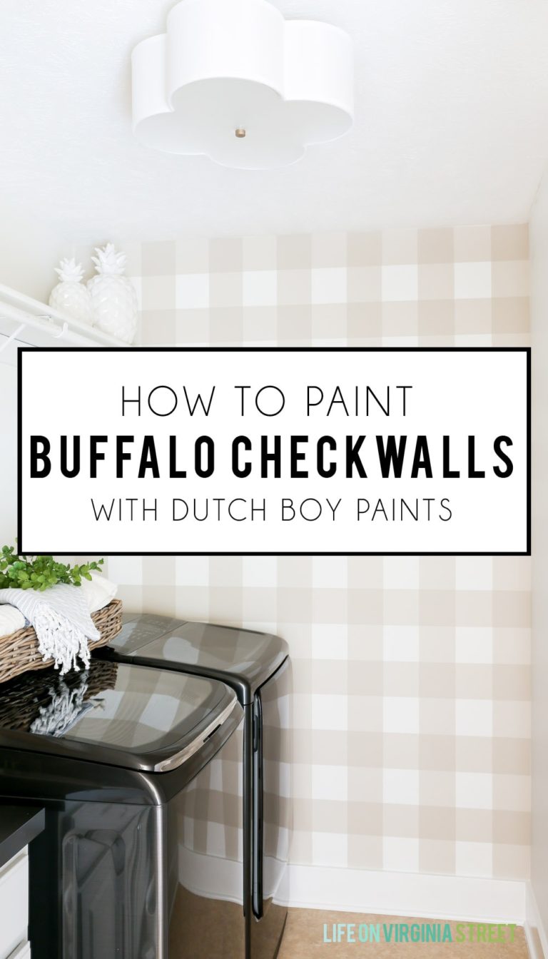 How to Paint Plaid Walls