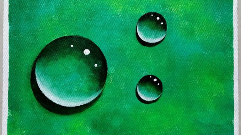 How to Paint Water Drop