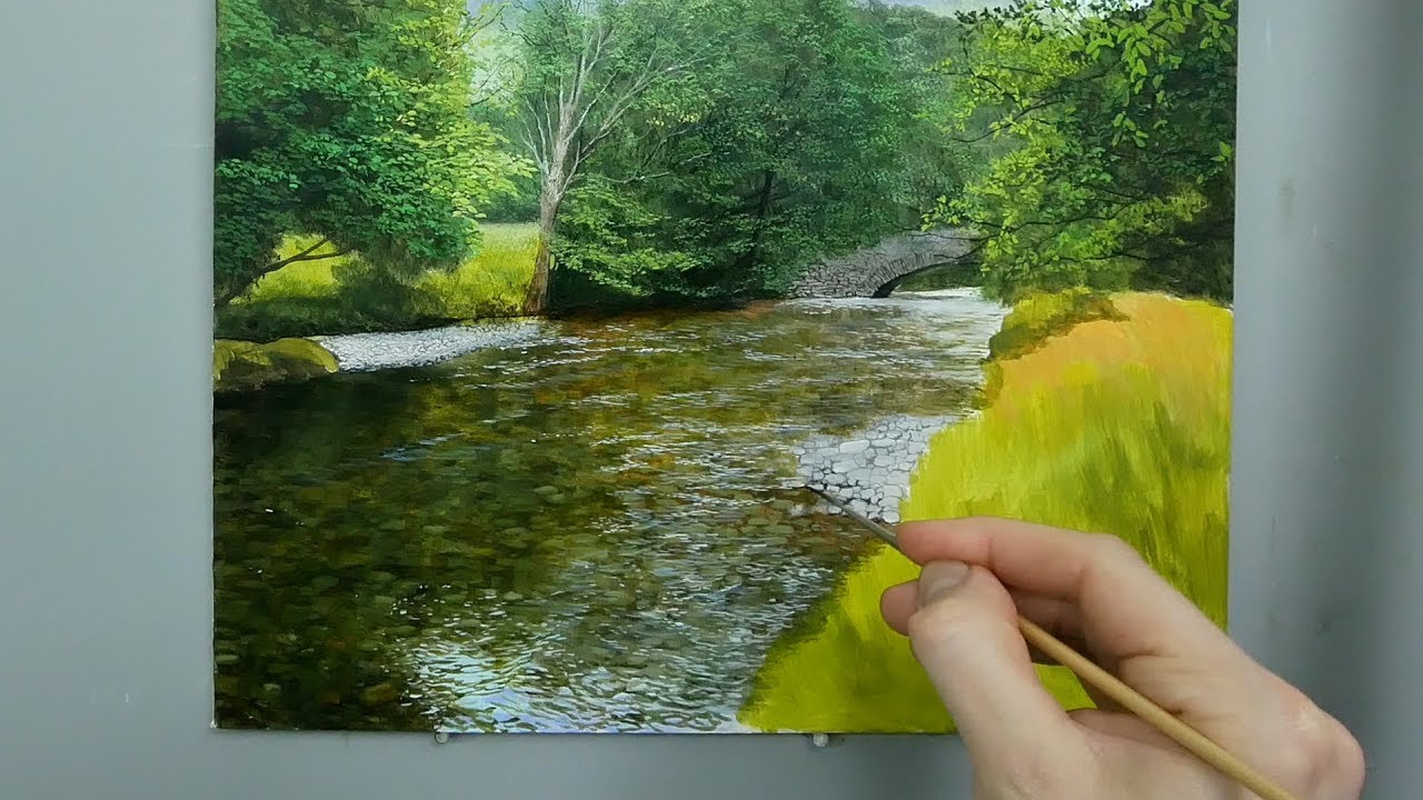 how-to-paint-river-water