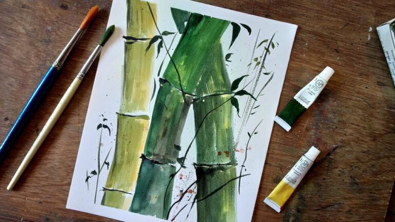 How to Paint Bamboo