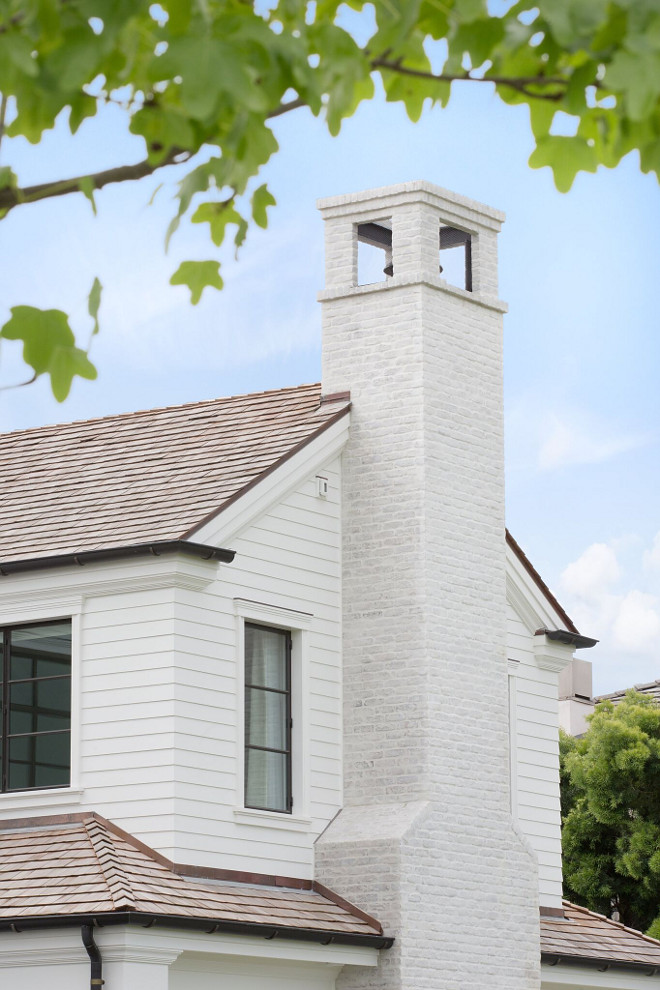 How to Paint Exterior Brick Chimney