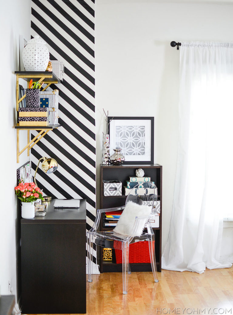 How to Paint Stripes on a Wall Without Tape