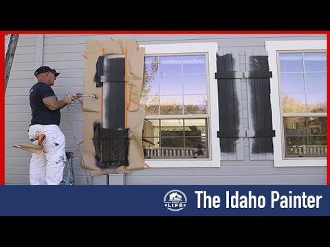 How to Paint Shutters Without Removing