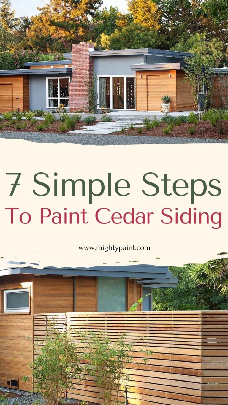How to Paint Cedar Siding on a House (Prep, Prime & Finish in 7 Steps)