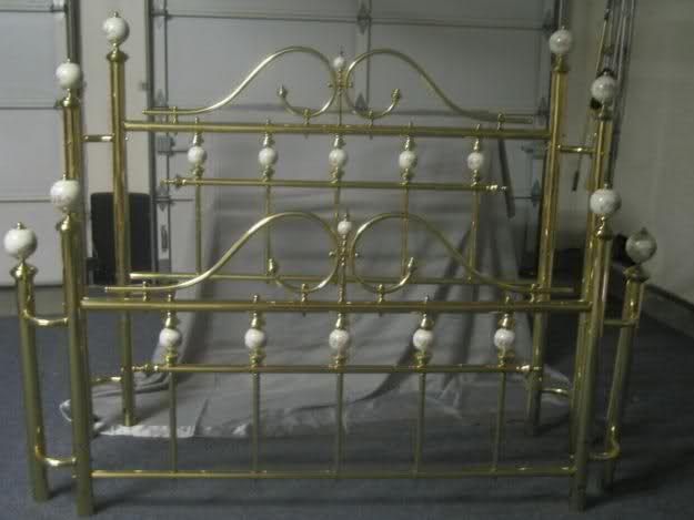 How To Paint A Brass Headboard