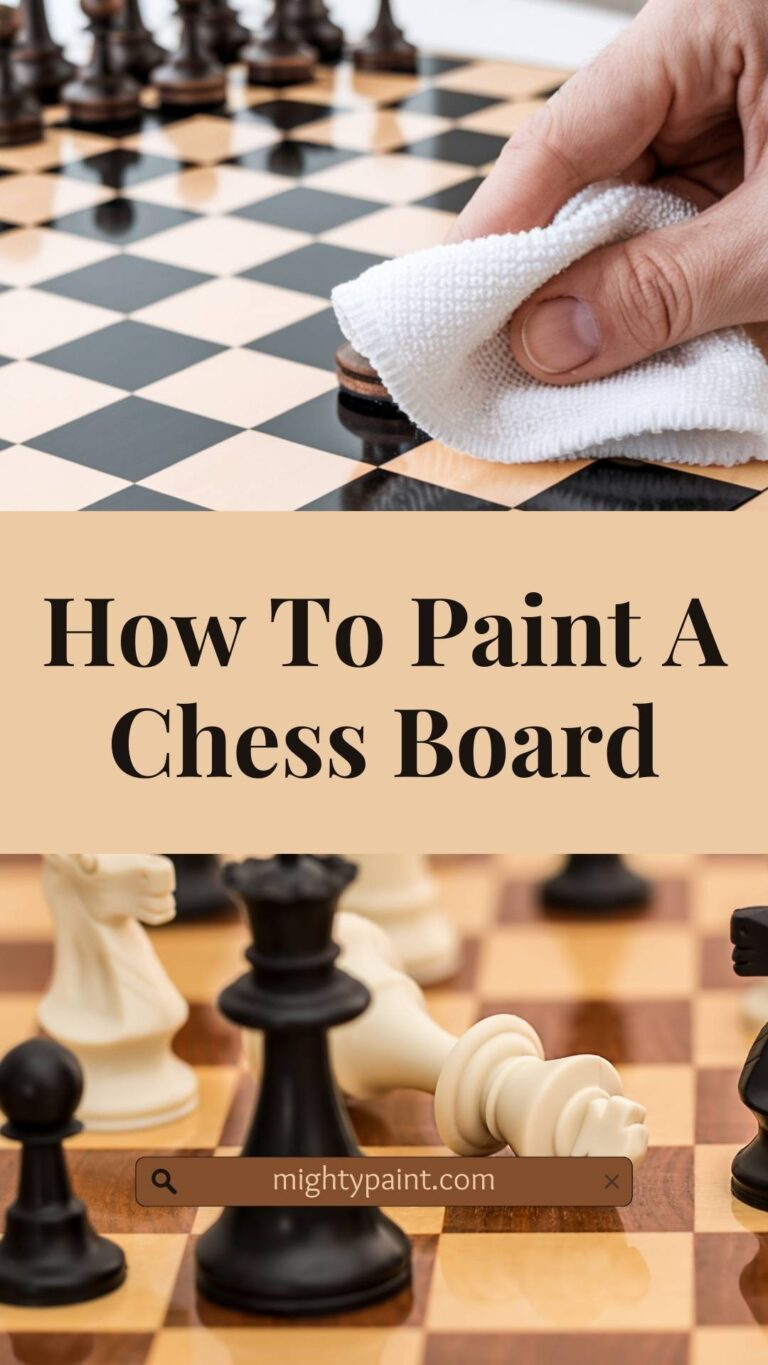 How To Paint A Chess Board