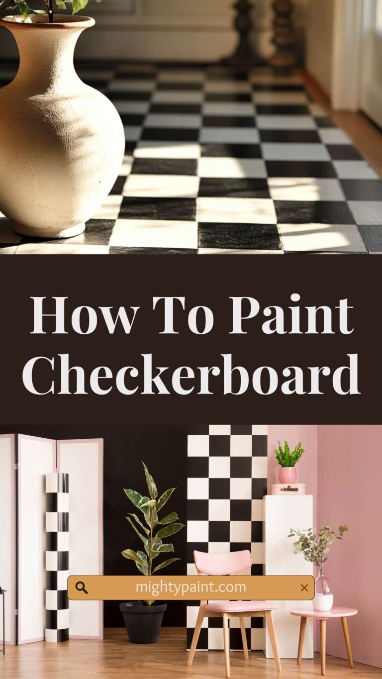 How To Paint Checkerboard