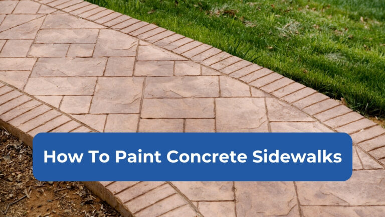 How To Paint Concrete Sidewalks: Easy Steps for a Fresh Look