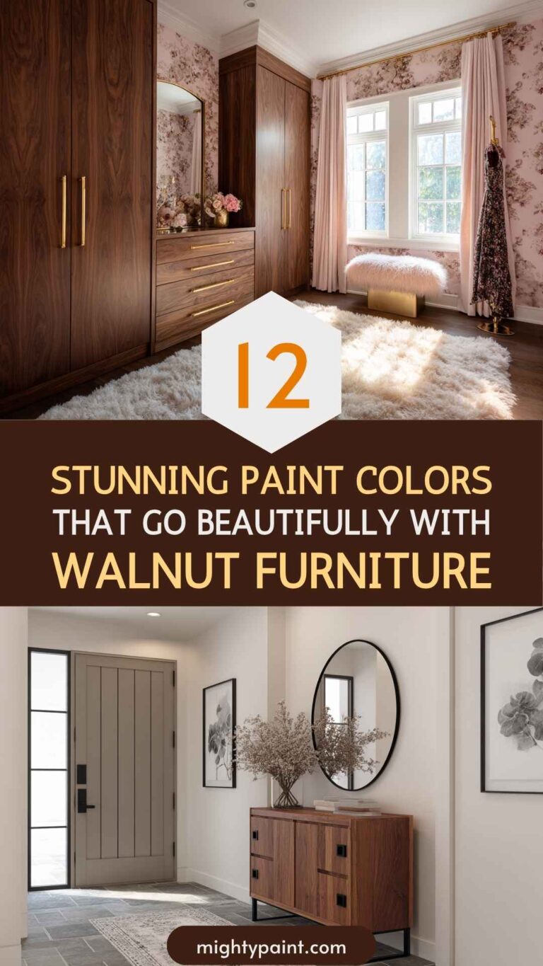 12 Stunning Paint Colors That Go Beautifully with Walnut Furniture