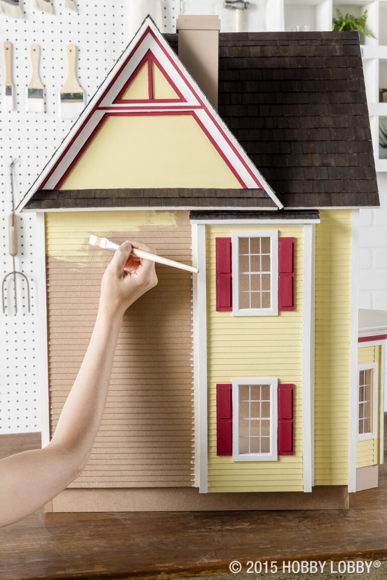 How to Paint a Doll House