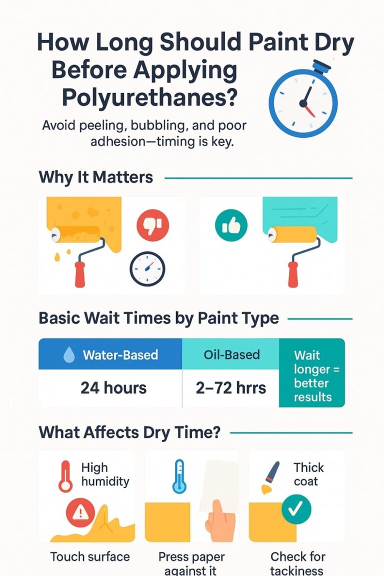 How Long Should Paint Dry Before Applying Polyurethane: The Complete Guide