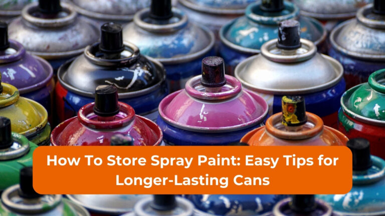 How To Store Spray Paint: Easy Tips for Longer-Lasting Cans