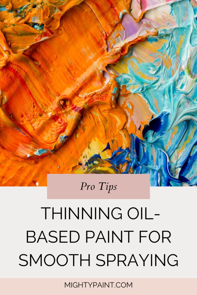 How to Thin Oil-Based Paint for Spraying