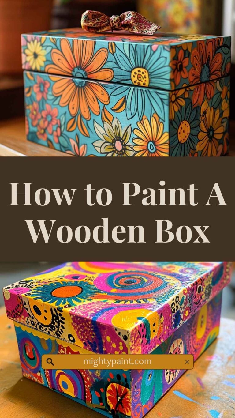 How to Paint a Wooden Box