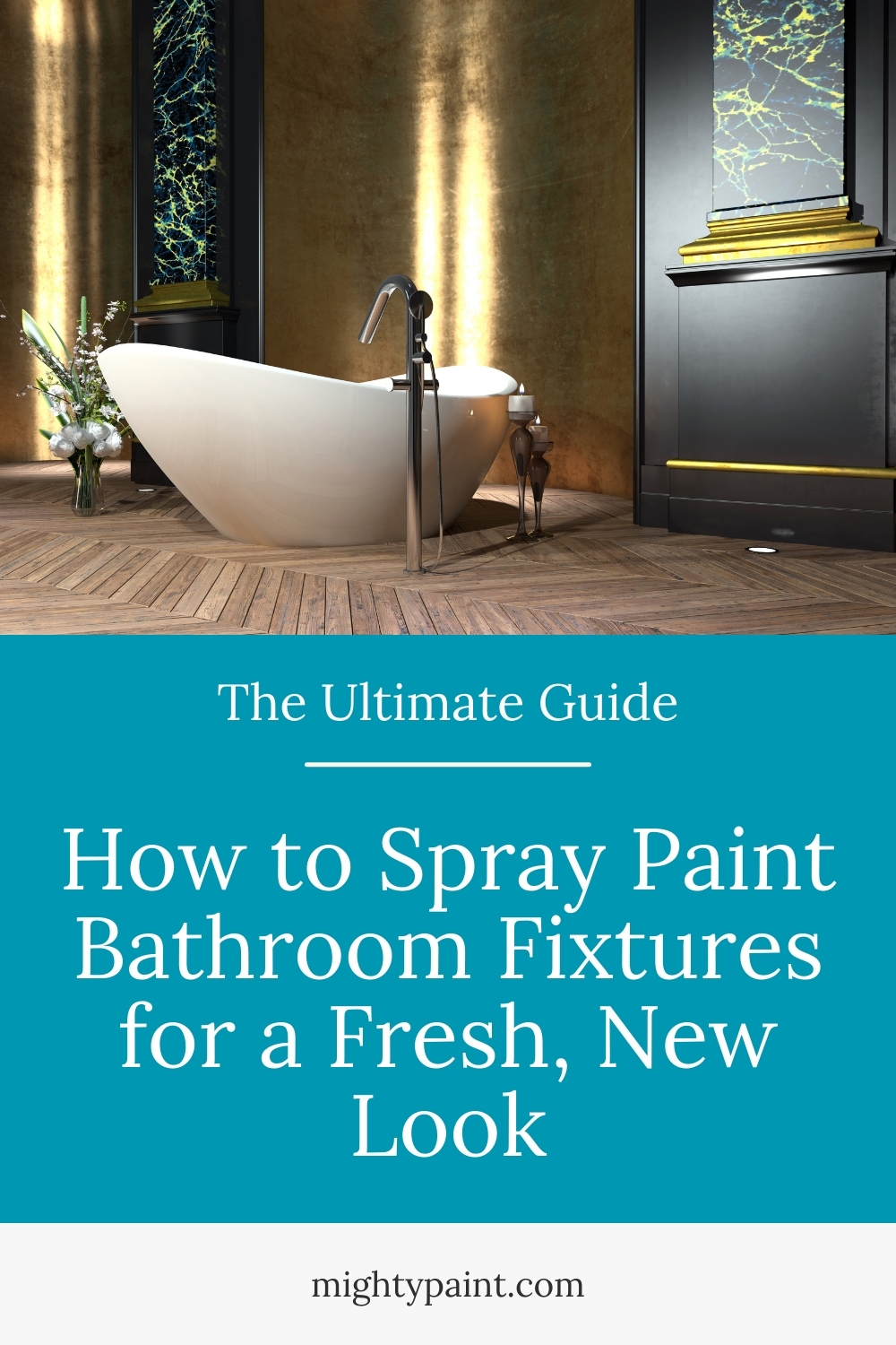 How to Spray Paint Bathroom Fixtures