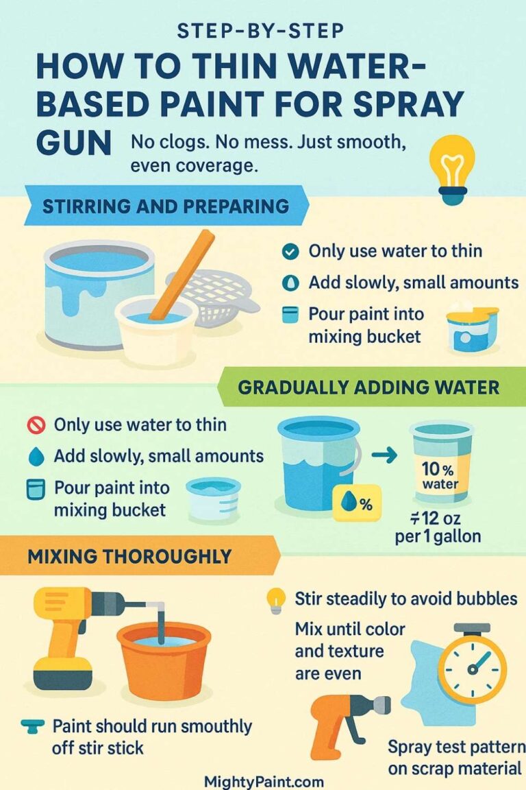 How to Thin Water Based Paint for Spray Gun: Complete Guide