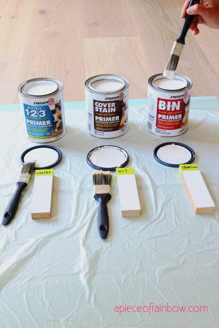 How to Seal Water Based Paint