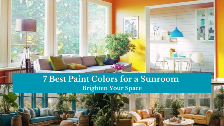 Best Paint Colors for a Sunroom