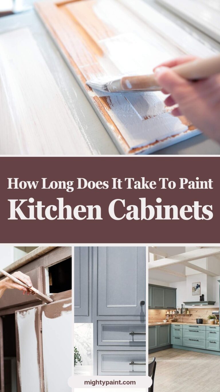 How Long Does It Take To Paint Kitchen Cabinets