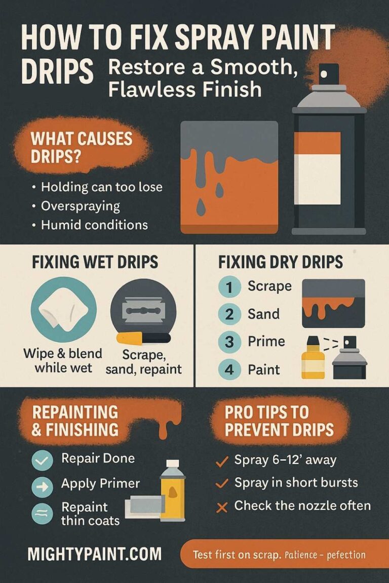 How To Fix Spray Paint Drips: Restore a Smooth, Flawless Finish