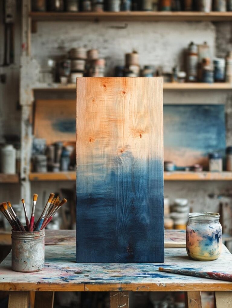 How To Paint Ombre On Wood: Easy Steps for Beginners