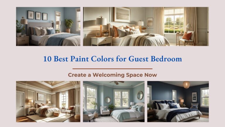 Best Paint Colors for Guest Bedroom