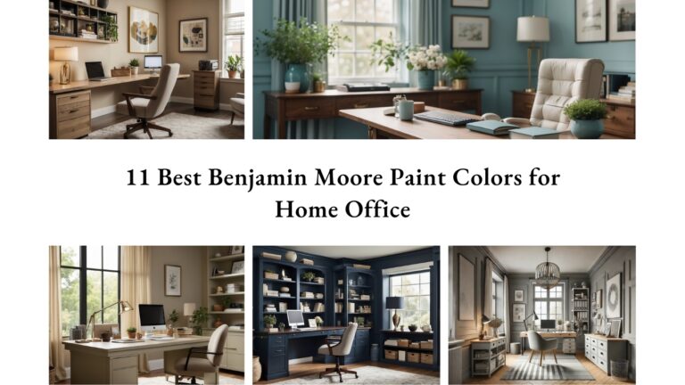 11 Best Benjamin Moore Paint Colors for Home Office