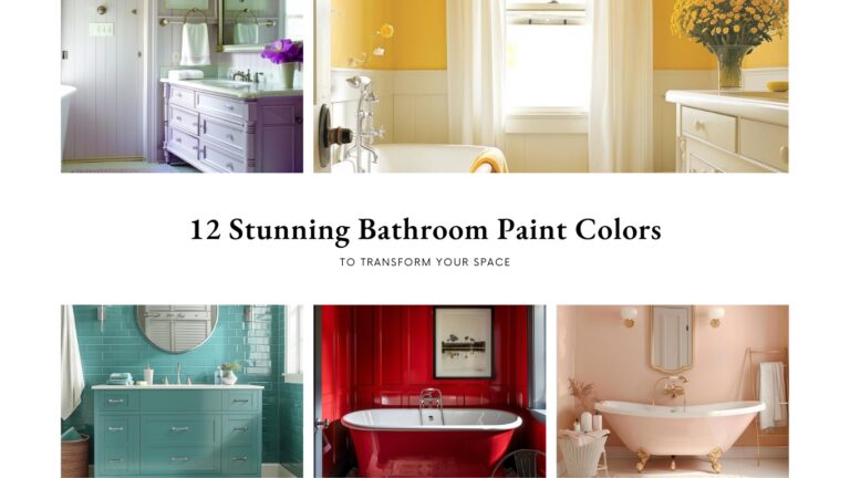 12 Stunning Bathroom Paint Colors