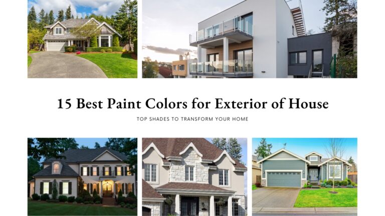 15 Best Paint Colors for Exterior of House: Top Shades to Transform Your Home