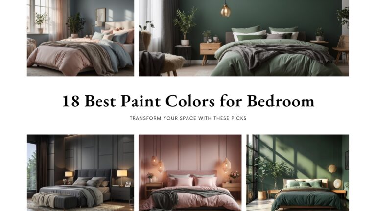 18 Best Paint Colors for Bedroom: Transform Your Space with These Picks