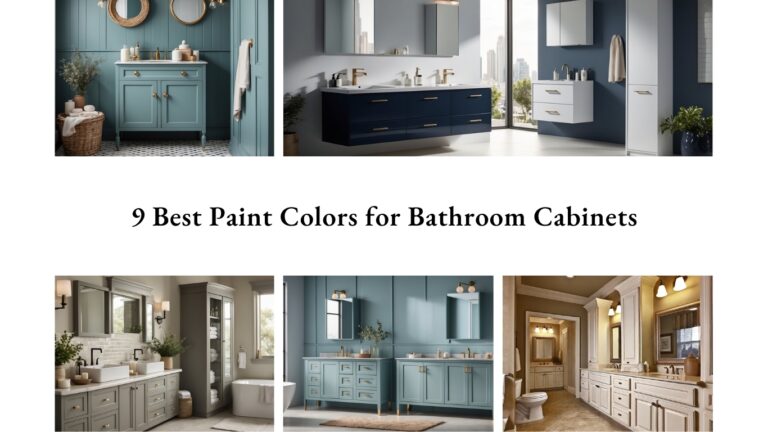 9 Best Paint Colors for Bathroom Cabinets