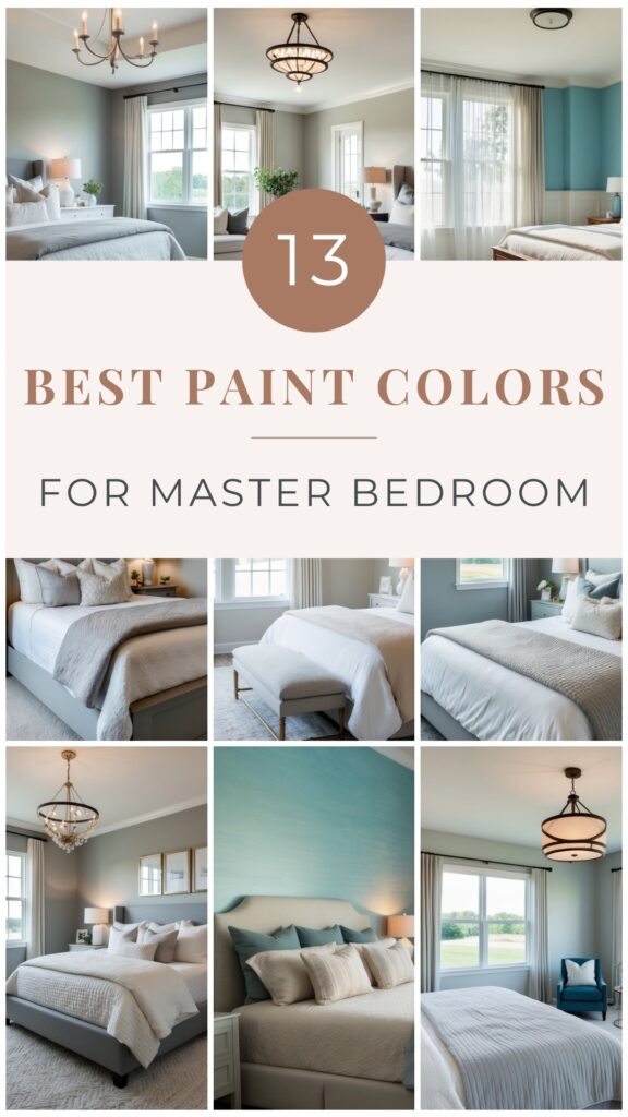 Create Your Dream Master Bedroom with These 13 Stunning Paint Colors