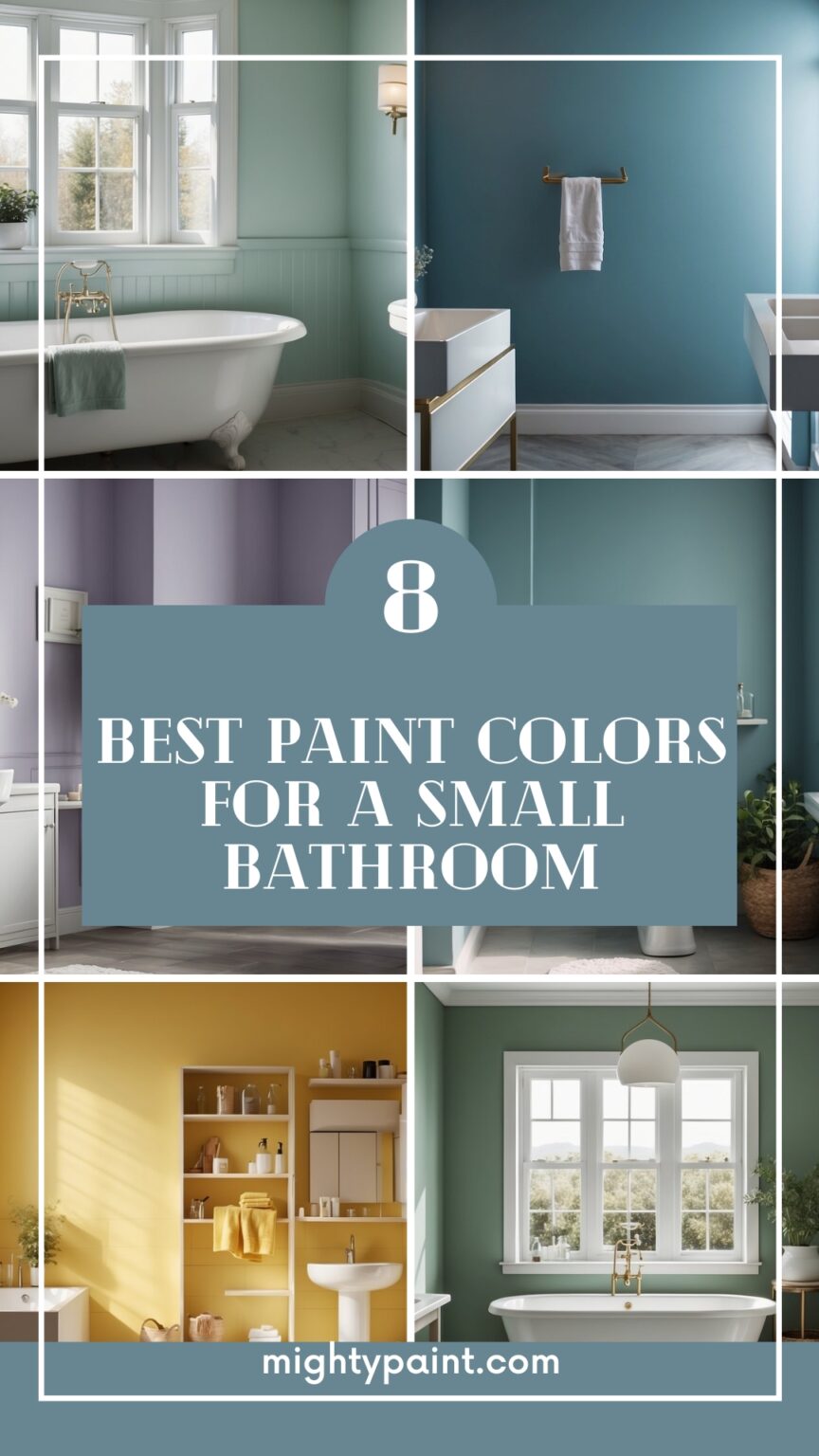 8 Perfect Paint Colors to Make Your Small Bathroom Feel Bigger