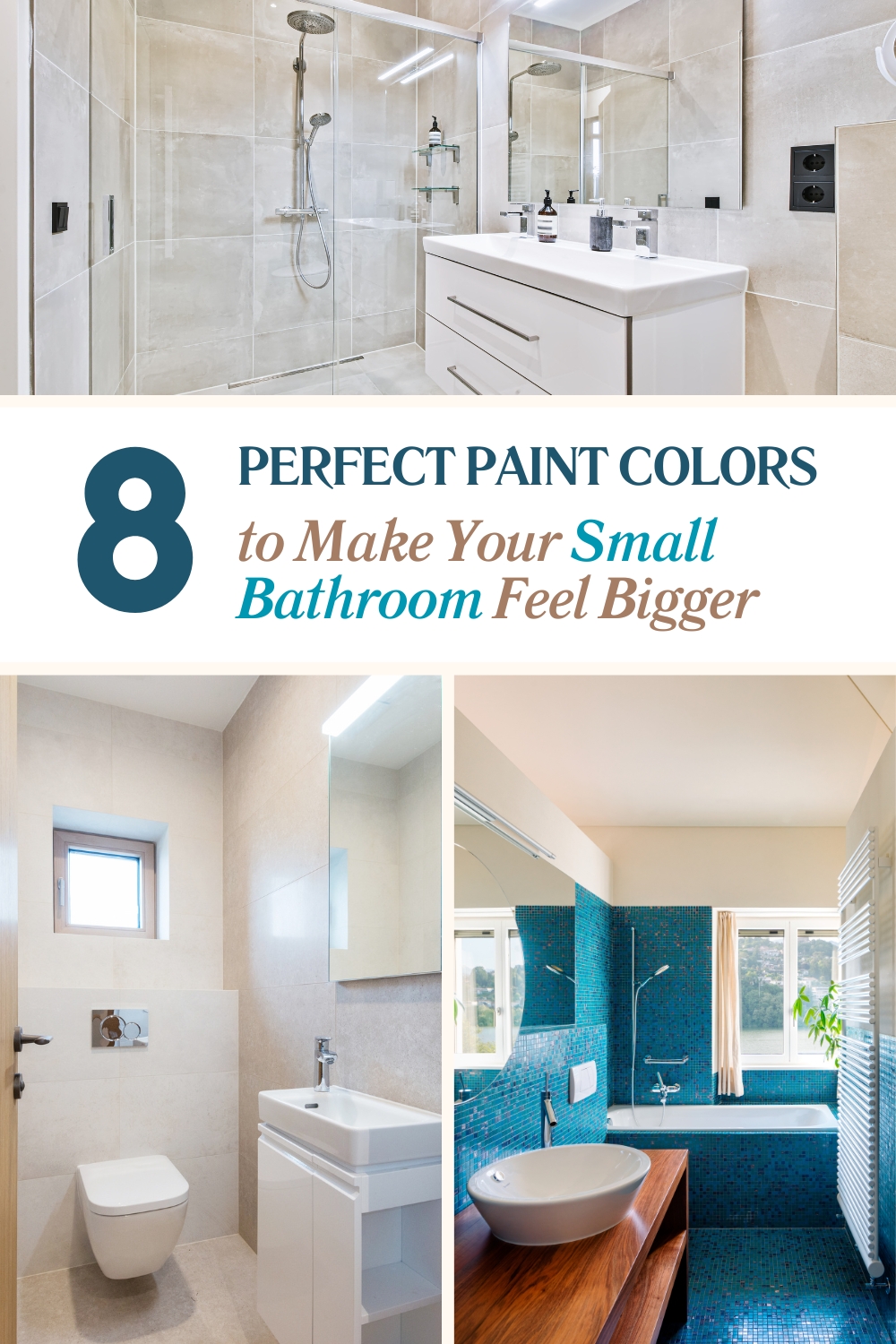 8 Perfect Paint Colors to Make Your Small Bathroom Feel Bigger