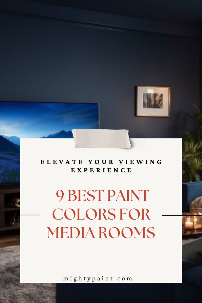 Elevate Your Viewing Experience: 9 Best Paint Colors for Media Rooms