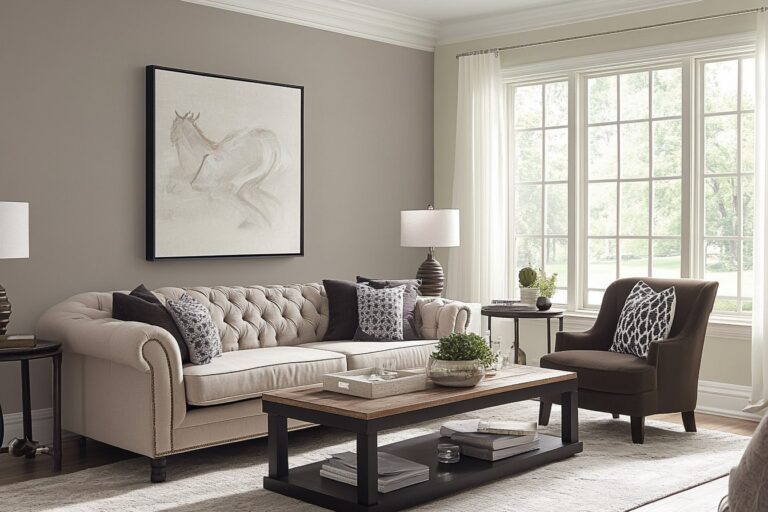 5 Stylish Gray Paint Colors for a Modern Living Room