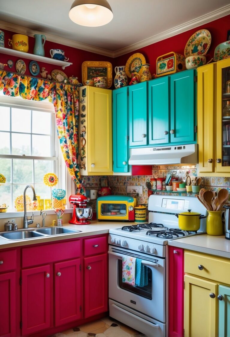 How to Create a Kitsch-Inspired Kitchen with Vintage Paint Colors