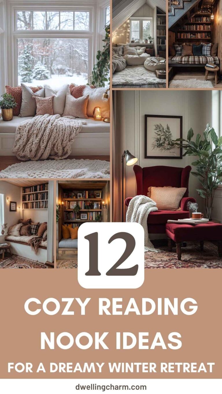 12 Cozy Reading Nook Ideas for a Dreamy Winter Retreat