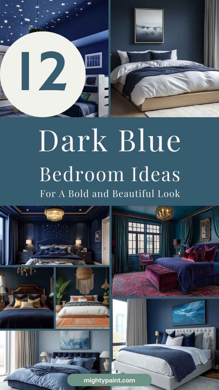 12 Dark Blue Bedroom Ideas for a Bold and Beautiful Look