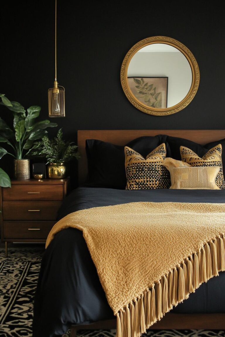 15 Unique Dark Boho Bedroom Inspirations