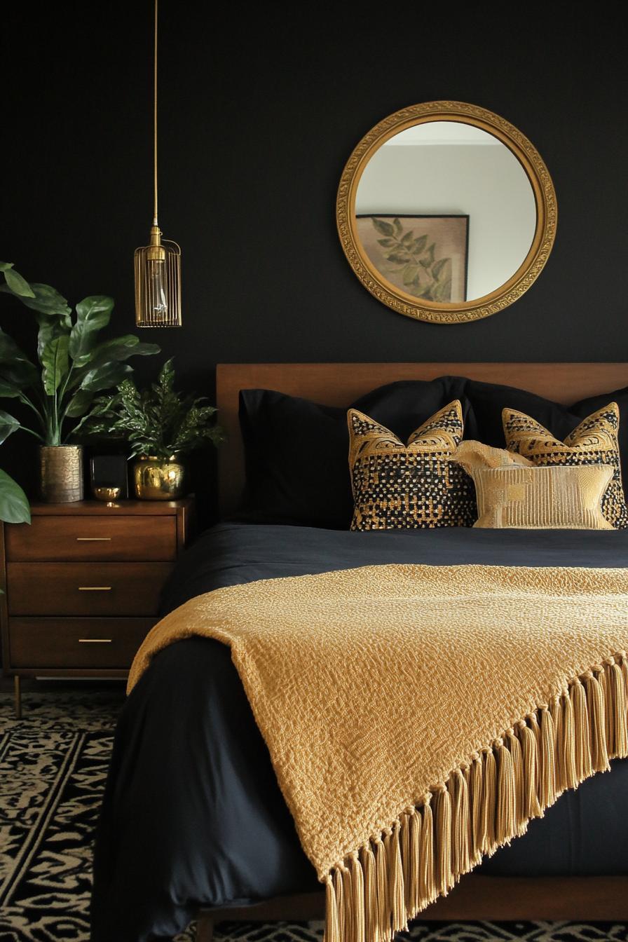 15 Unique Dark Boho Bedroom Inspirations