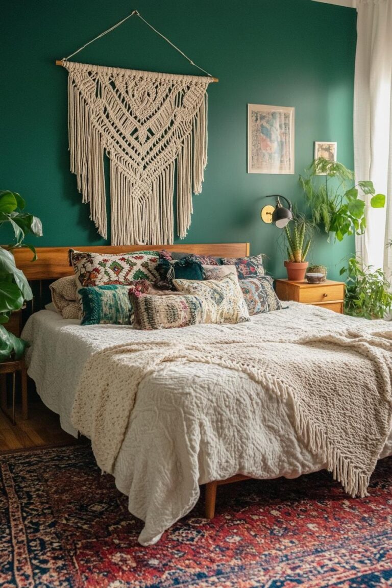 15 Unique Dark Boho Bedroom Inspirations