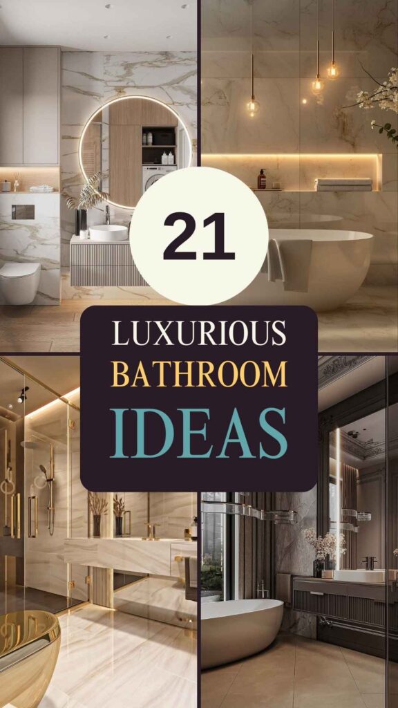 21 Luxury Bathroom Ideas and Inspirations